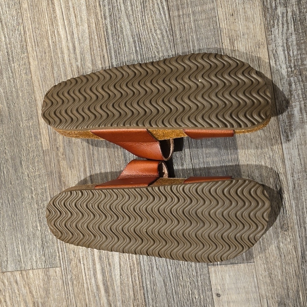 Madden Girl Women's Brown Slides‎ Sandals Size 6.5​ - Picture 7 of 9